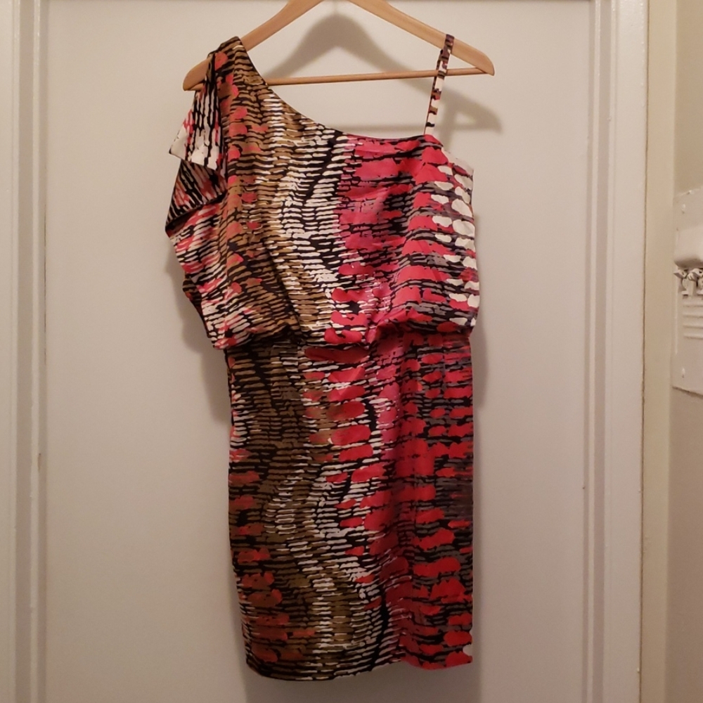 Jessica Simpson funky print dress